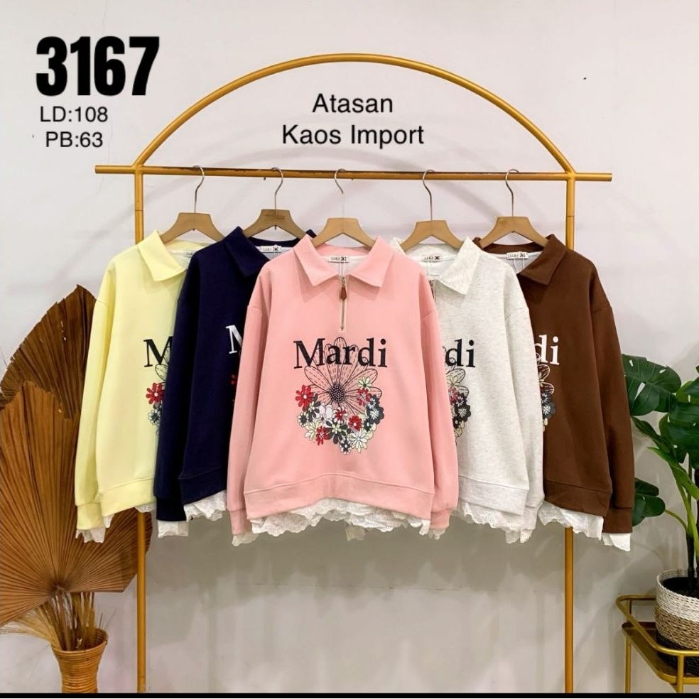 mardi kaos import by Vanessa, atasan mardi kaos mardi