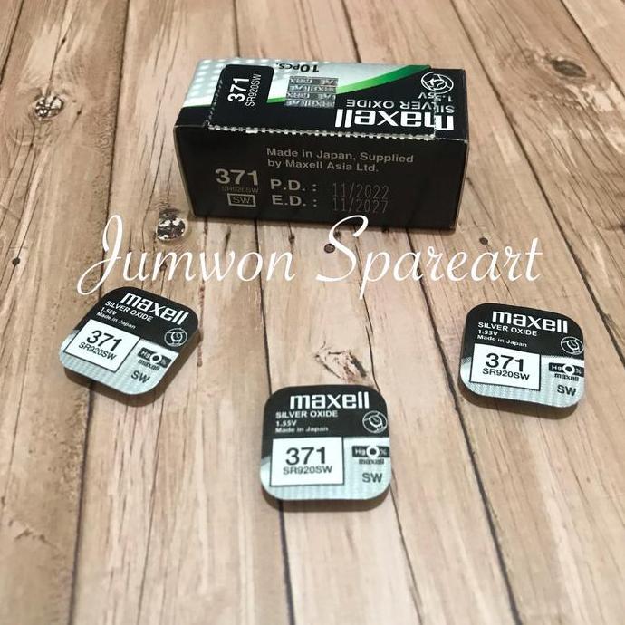 Yourhome- Baterai Maxell 371 Sr920Sw Maxell 371 Maxell 920