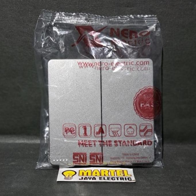 Saklar Seri Nero Grey X21012-Gr