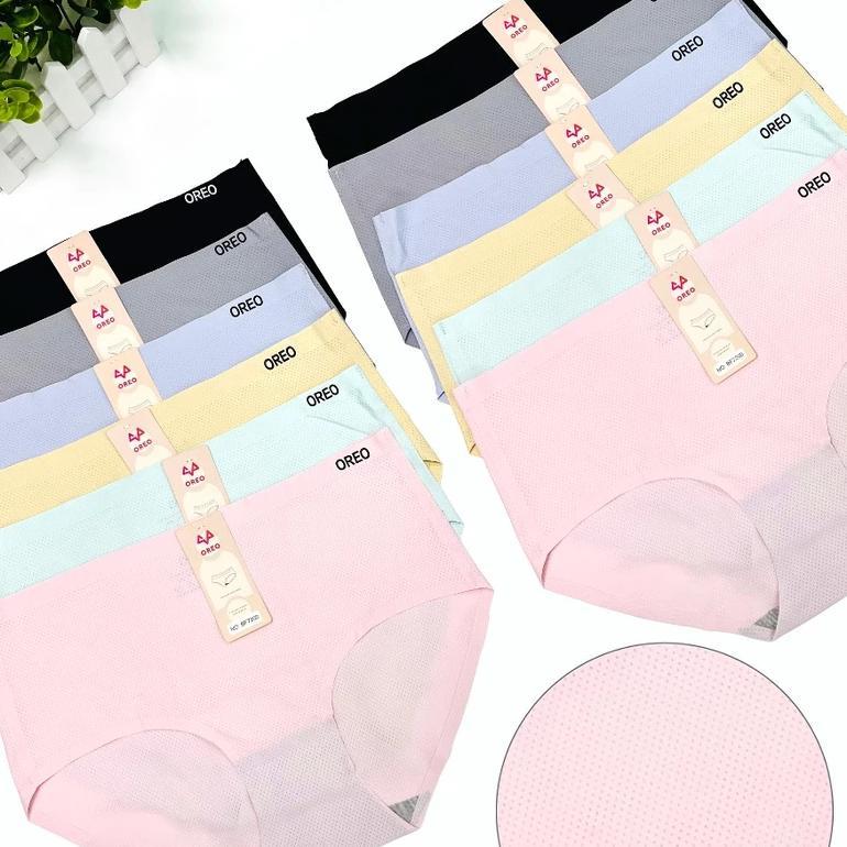 3 Pcs Oreo - Seamless Anti Jiplak Cd Simles Oreo Underwear - Celana Dalam Wanita Art 7200
