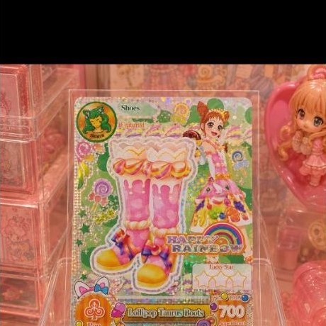Aikatsu Card Lollipop Taurus Boots 14 04-35 PR Happy Rainbow Taurus Otome Kartu Aikatsu Taurus