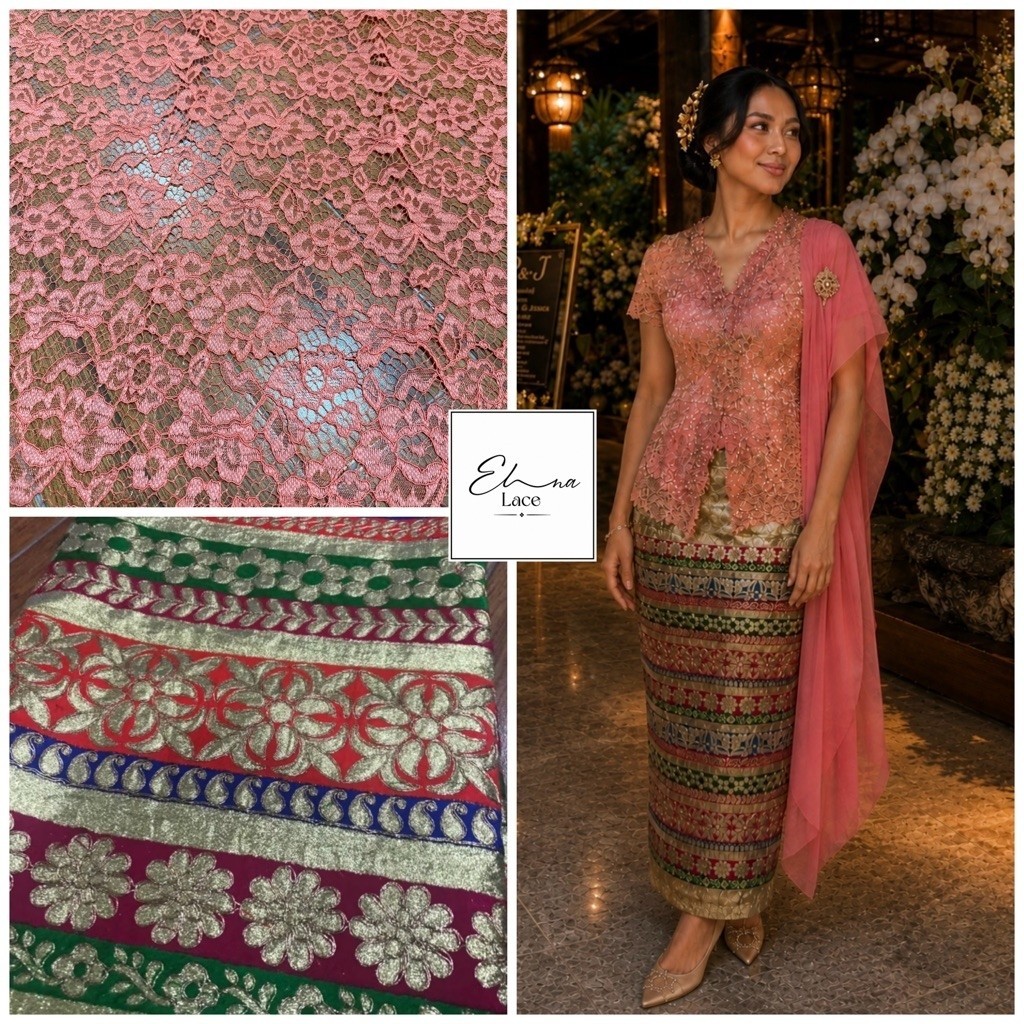 SARUNG ETHNIC | ROK LILIT BOHEMIAN | GYPSY BORDIR BENANG EMAS