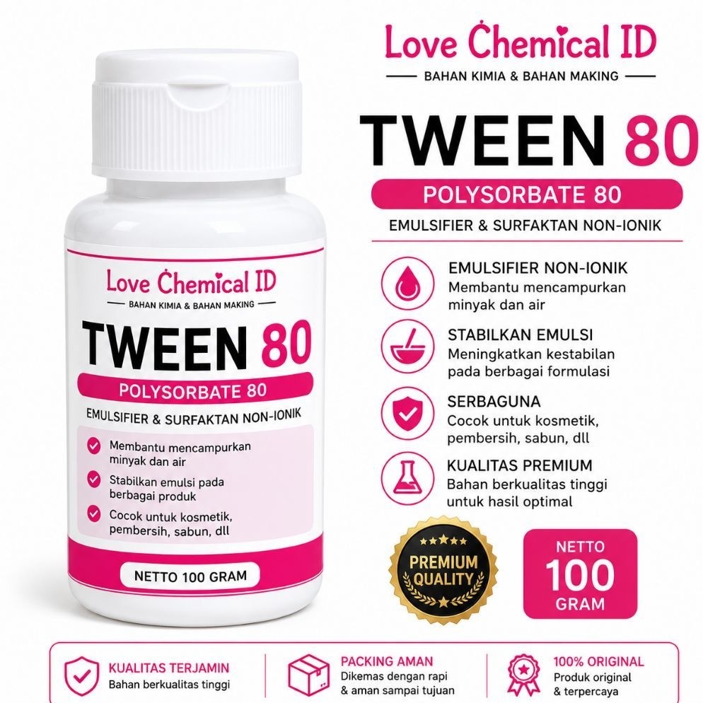 Tween 80 / Tween 80 100 gram / penstabil warna detergent