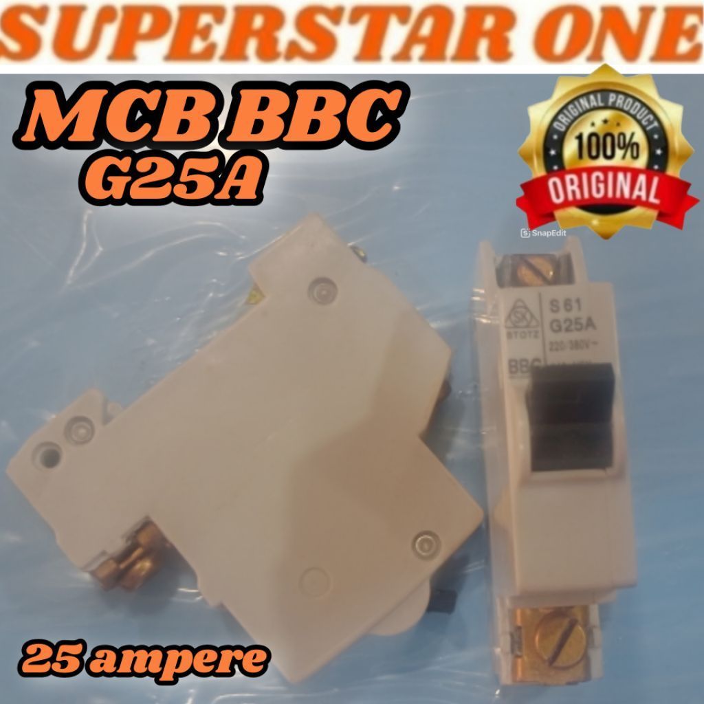 MCB BBC G25A BERKUALITAS/MCB BBC 25 AMPERE
