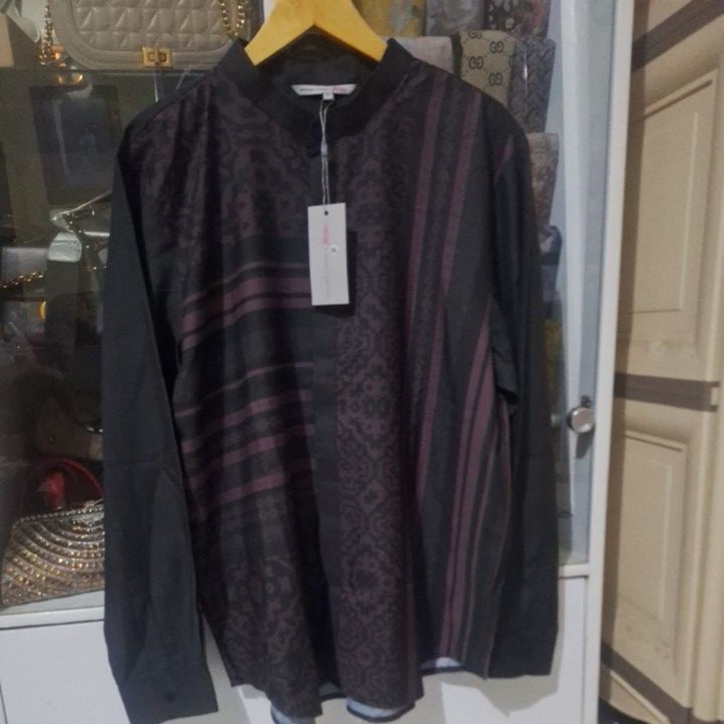 BJ x RAISA Festive Finesse Men Shirt Black (XXL) Split 450