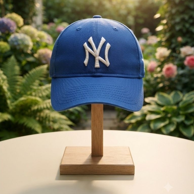 Topi New Era 9FIFTY New York Yankees Royal Blue Strapback Second Original