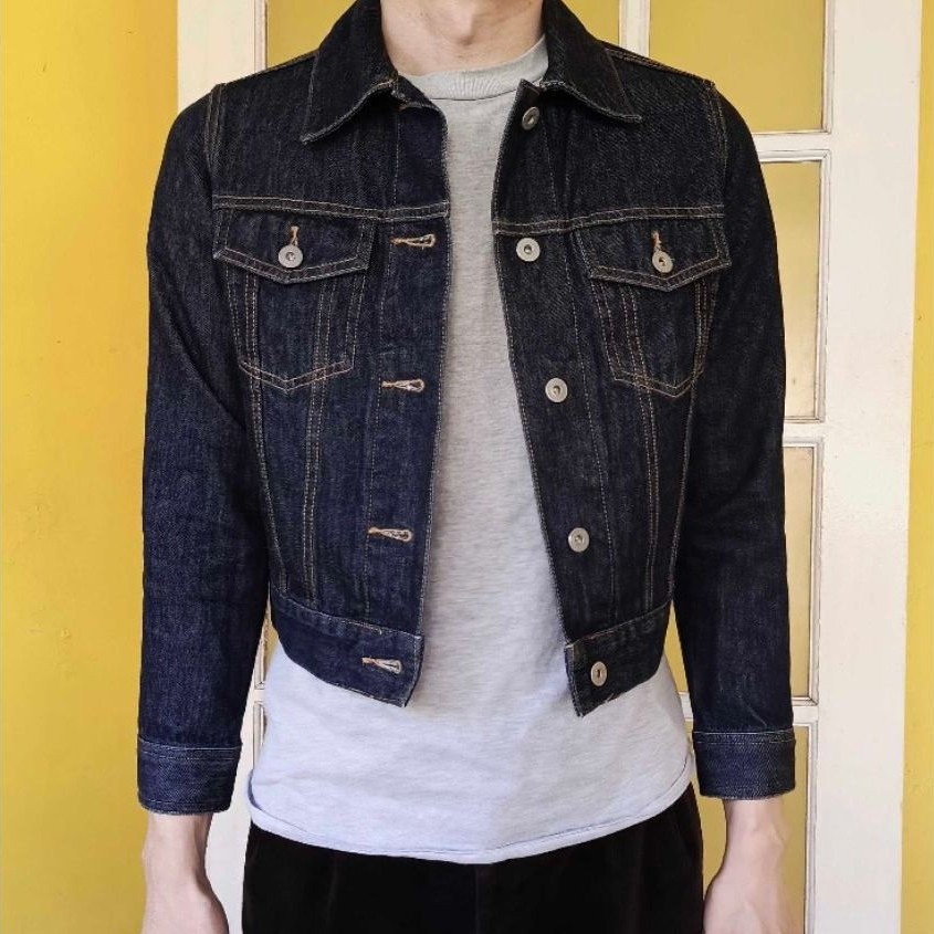 Jaket Jeans Denim Gu by Uniqlo Original