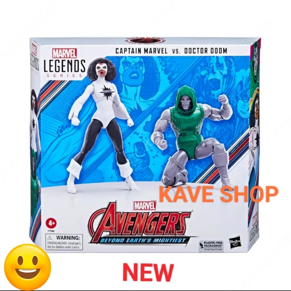 Marvel Legends Captain Marvel vs Doctor Doom - Original - NEW