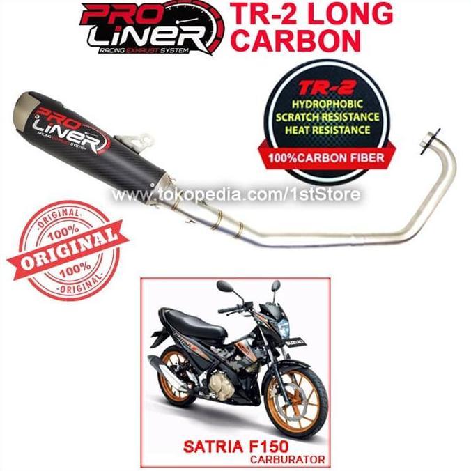 Orinal Pro r TR 2 Carbon Long Satria FU F150 Old TR2 Knalpot Ori