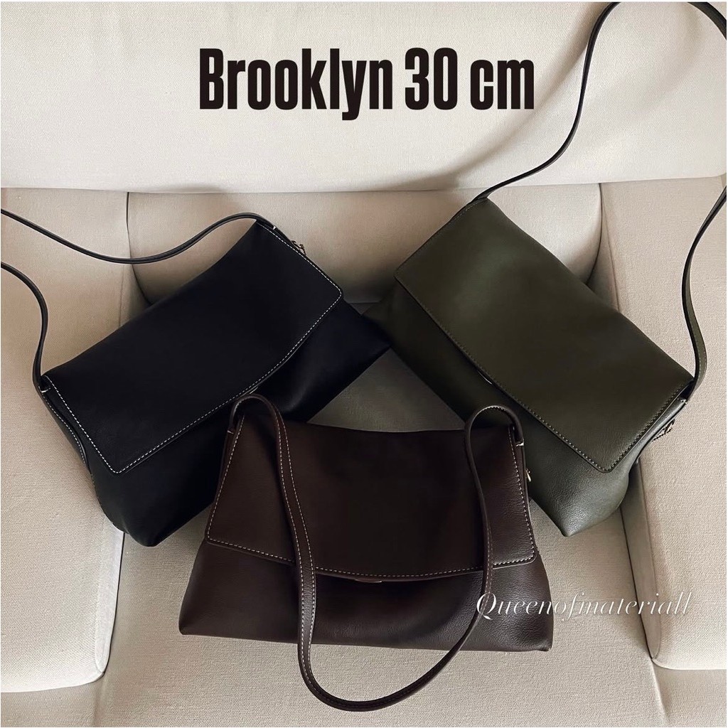 QUEEN OF MATERIAL BROOKLYN BAG - Genuine Cow Leather