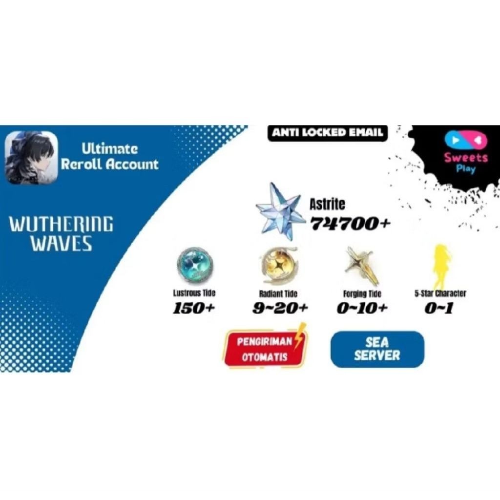 Akun Wuthering Waves Ultimate Reroll
