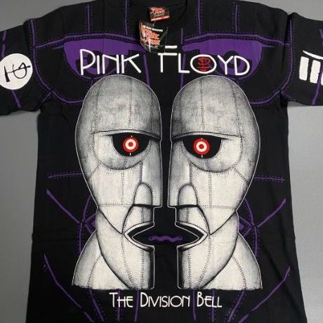 KAOS BAND BOOTLEG FANMADE BARU THE ROXX THE MAXX DISCHARGE ALL OVER PRINT AOP PINK FLOYD