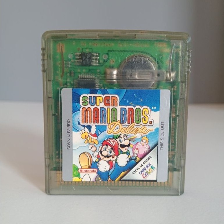 gameboy color super mario bross deluxe original
