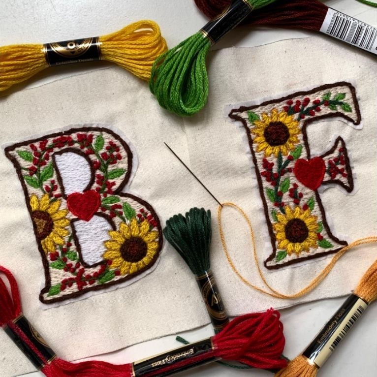 HANDMADE EMBROIDERY PATCH CUSTOM // SULAM TANGAN