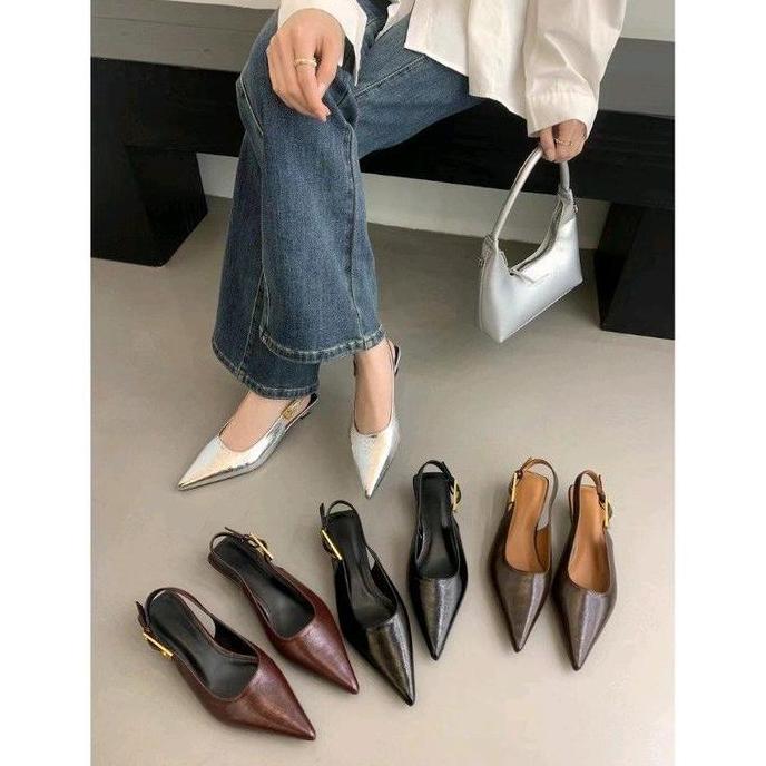 nevada_jars - fugazi - levi woman pointy heels mules | hak 3.5 cm sandal sendal flats slip on selop 