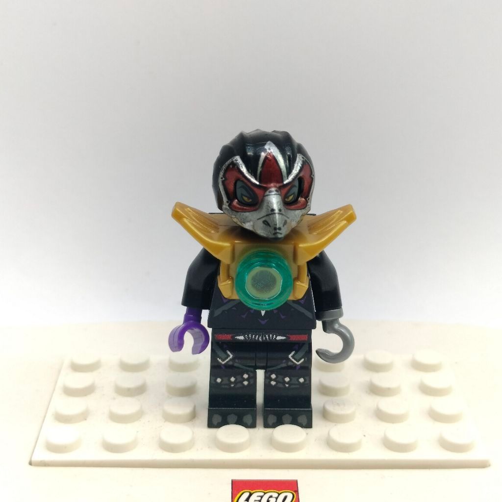 loc042 - Minifigure Lego Chima Razar Pearl Gold Armor (Minus Sayap) Sesuai Foto