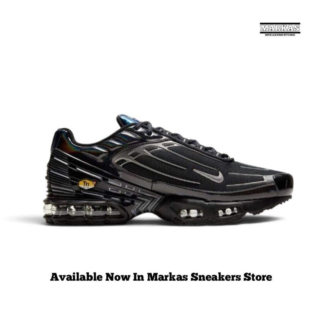 Sepatu Nike Air Max Plus Tn 3 Black/Royal Deep Blue Sneakers Unisek