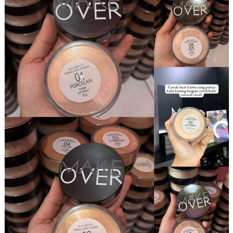 Bedak tabur Make Over reject non dus