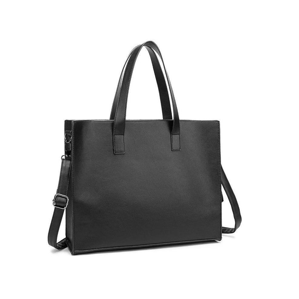 Diskon Leather Concept Tote Bag Tas Selempang Kulit Tas Kulit Pria Tas Kerja Pria Vosca Black