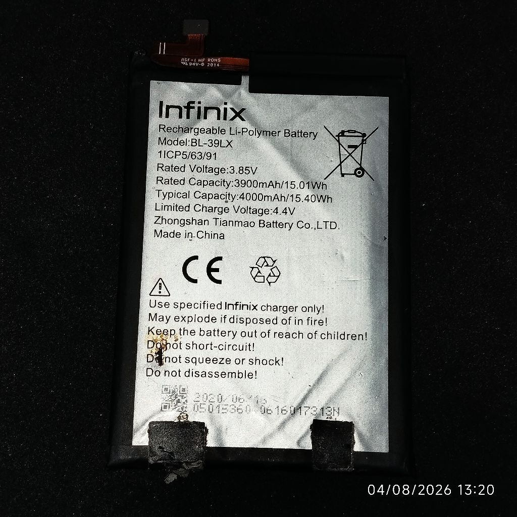 Baterai Rusak BMS Bagus Infinix Smart 4