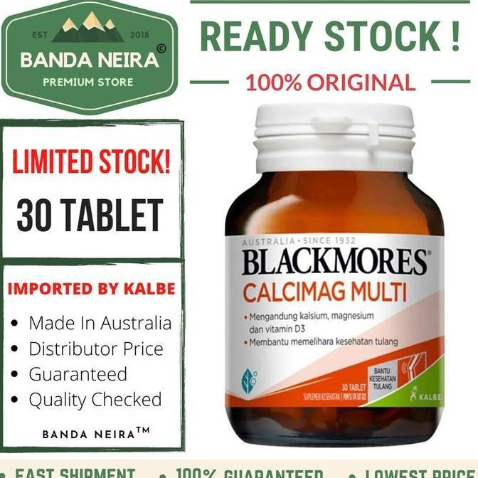 Fitmax- Blackmores Calcimag Multi Kalsium Magnesium D D3