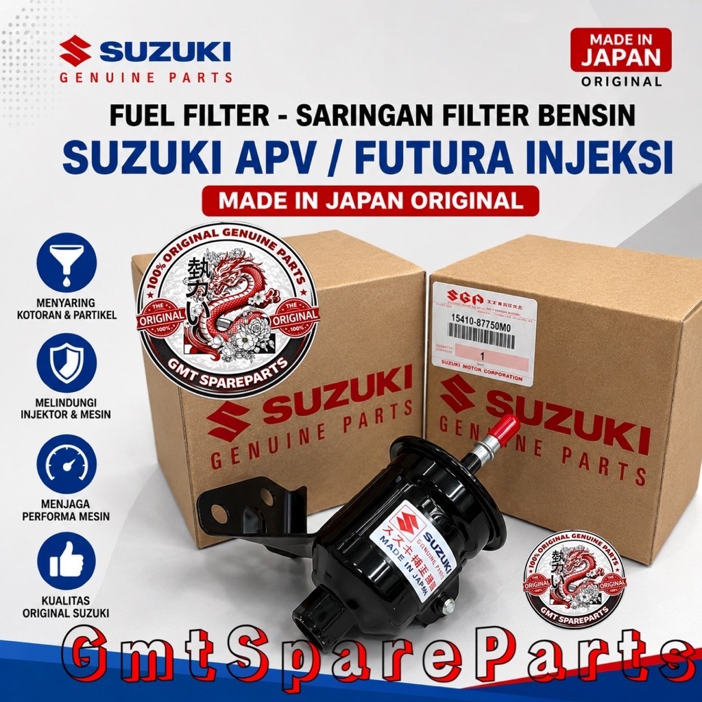 FUEL FILTER - SARINGAN FILTER BENSIN APV / FUTURA INJEKSI JAPAN ORIGINAL