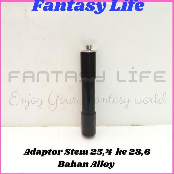 Promo Fantasy Adaptor stem 25.4 panjang 14 cm sambungan tiang stang sepeda federal Diskon