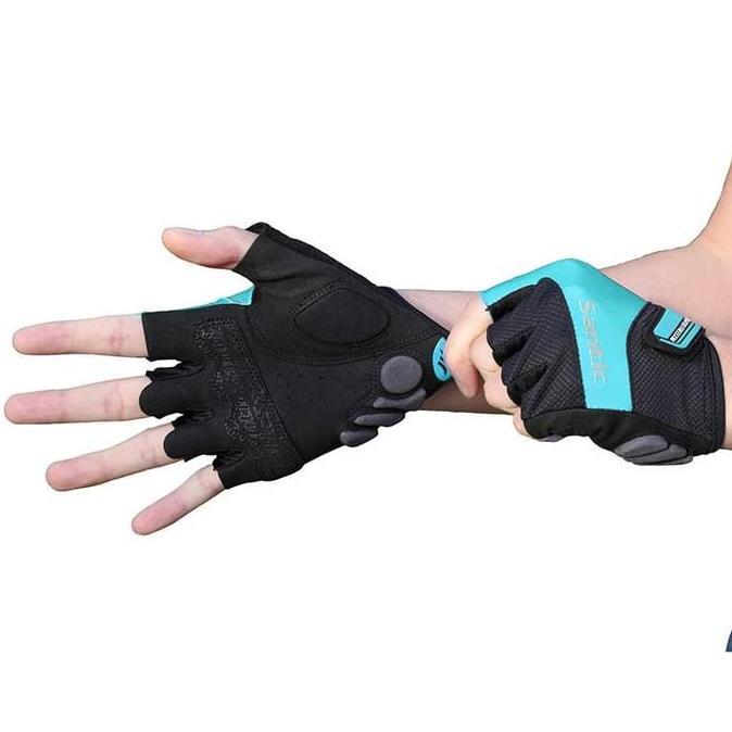 Promo Santic Sarung Tangan Gloves Sepeda Bike MTB Seli Road Bike JAVA Diskon