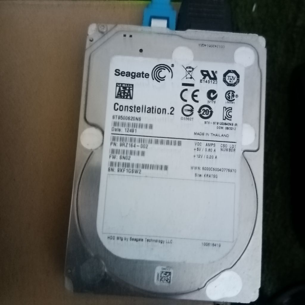 Hard Disk SATA 500GB Seagate Constellation 2