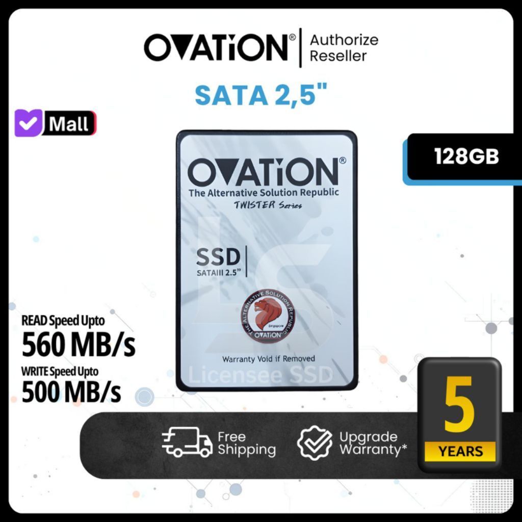 SSD OVATION 128GB SATA 3