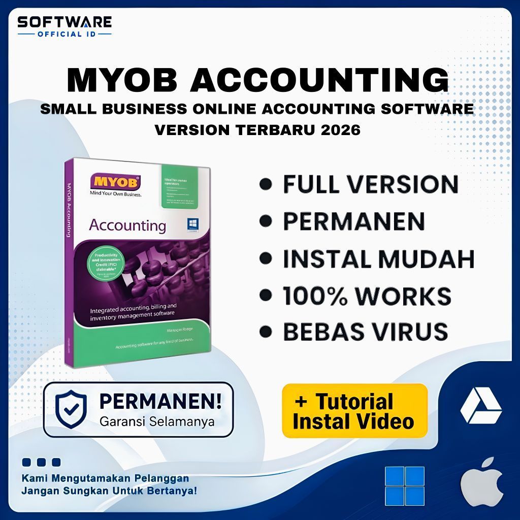 MYOB Accounting Pro 18 Full Version Lifetime Permanen Windows