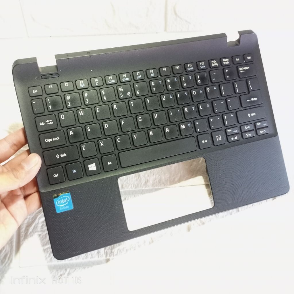 Casing body atas palmrest frame keyboard acer aspire es1-111 series acer es1-111m es1-131 ori