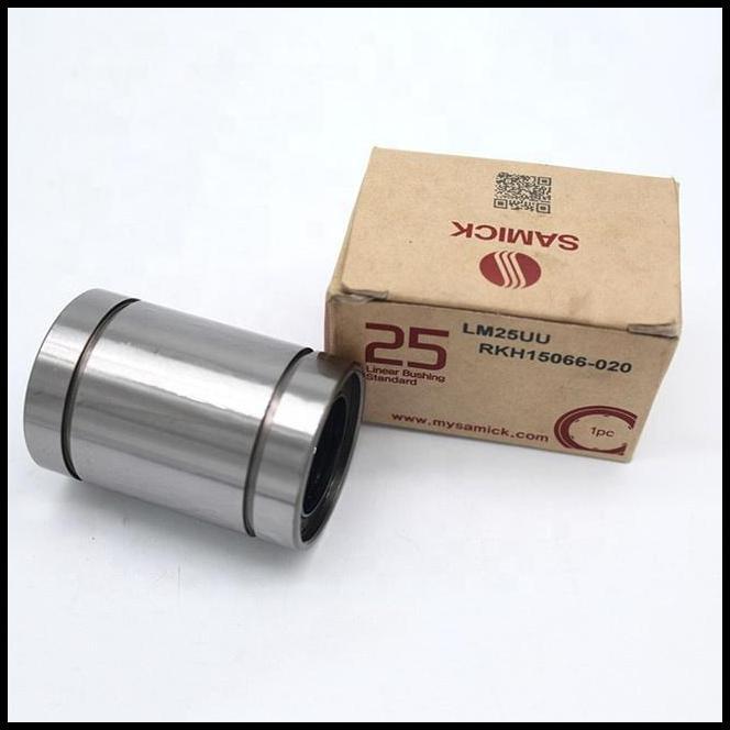 TERBARU BEARING SAMICK LM 25UU LINEAR BEARING / LM25UU LINEAR BUSHING SAMICK 