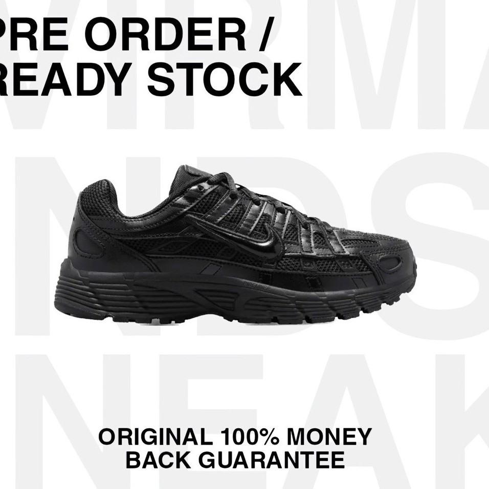 Nike P-6000 GS Metallic Black