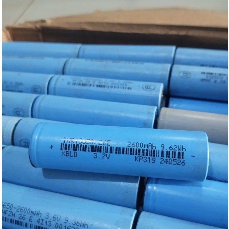 Baterai 18650 real Kapasitas 2600mah
