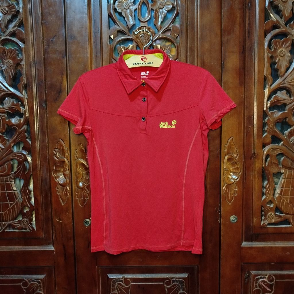 KAOS JERSEY BASELAYER OUTDOOR HIKING WANITA CEWEK JWS SIZE L SECOND