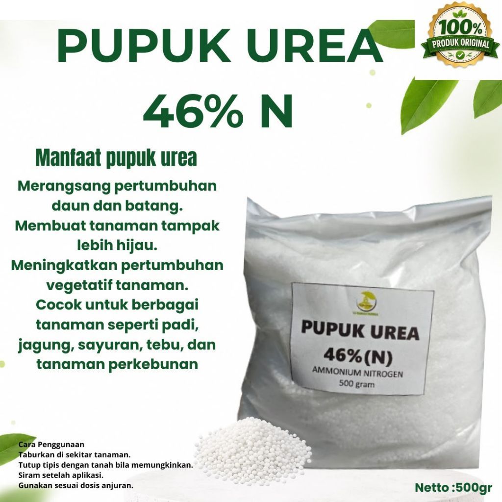 pupuk urea 46 N kemasan 500 gram
