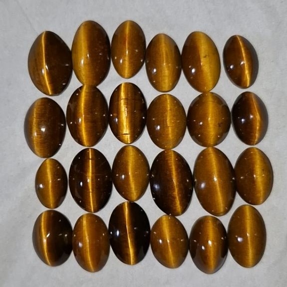 Batu Akik Natural Tiger Eye (Mata Macan) Asli 150 ribu per pcs