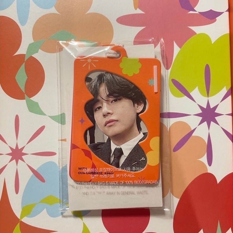 bts kim taehyung v official photocard ptd dvd digicode