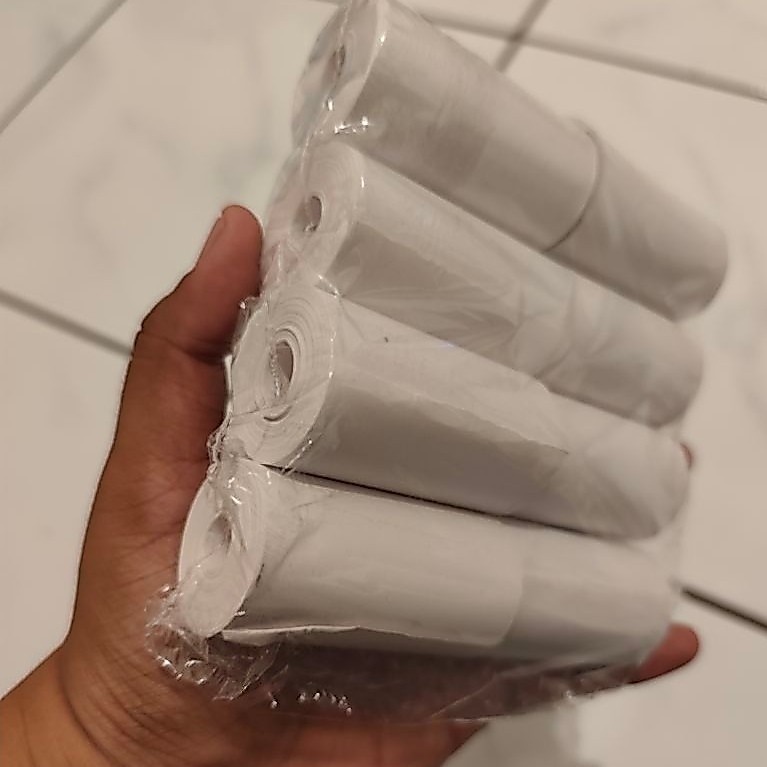 Kertas Struk Thermal 57x30mm Coreless Tanpa Logo untuk Printer Kasir