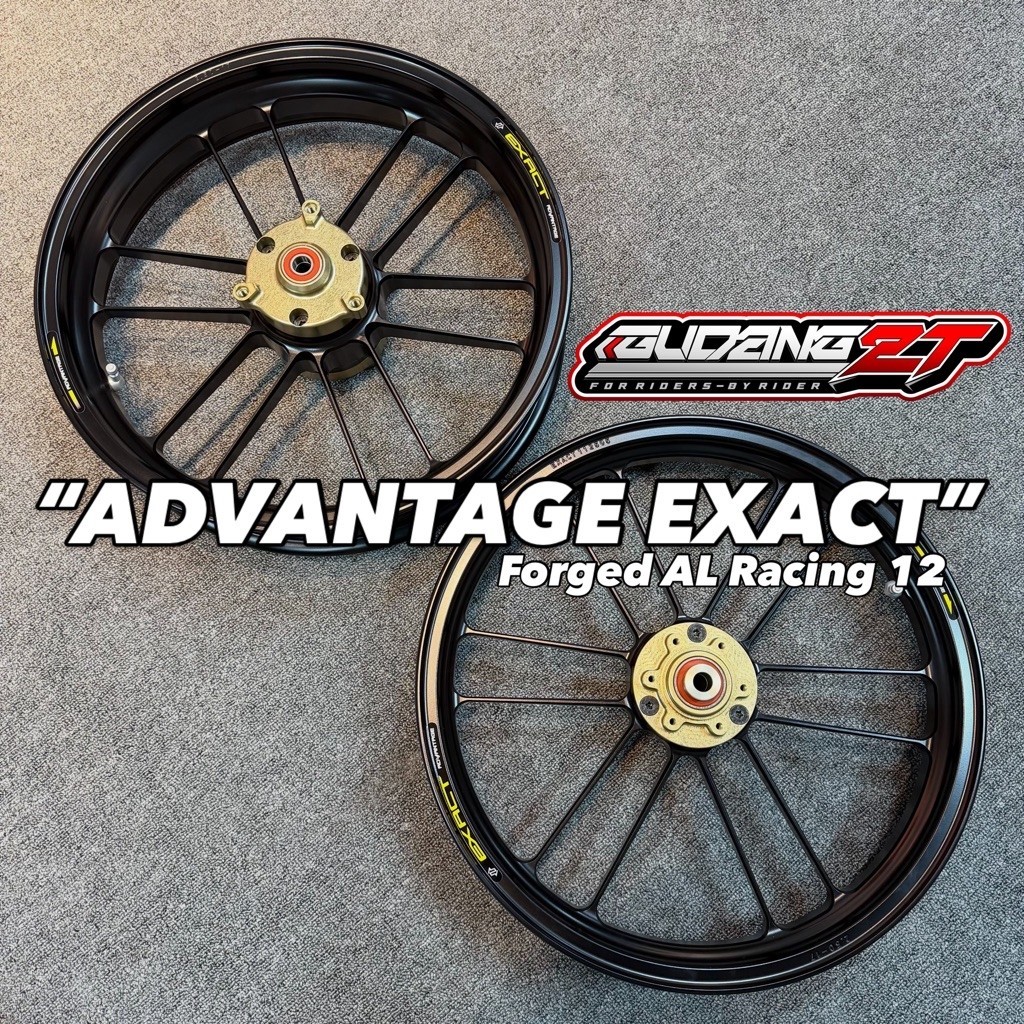 VELG EXACT RACING 12 ADVANTAGE, EXACT 12 Original EXACT PNP NINJA