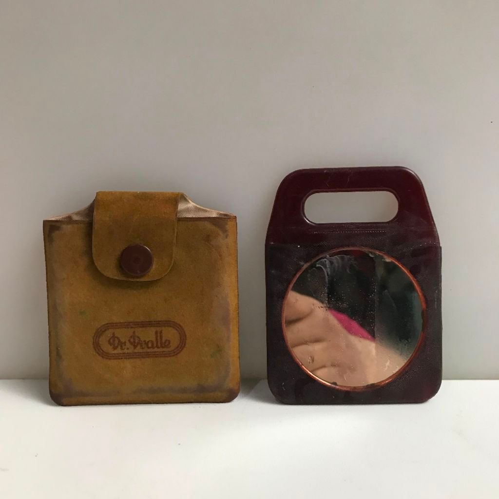 Neiman Marcus 80s Vintage Mirror Carry Pouch Purse Accessory Make Up LipstickINeiman Marcus 80s Vint