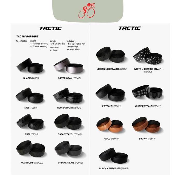 BARTAPE SEPEDA - TACTIC BARTAPE