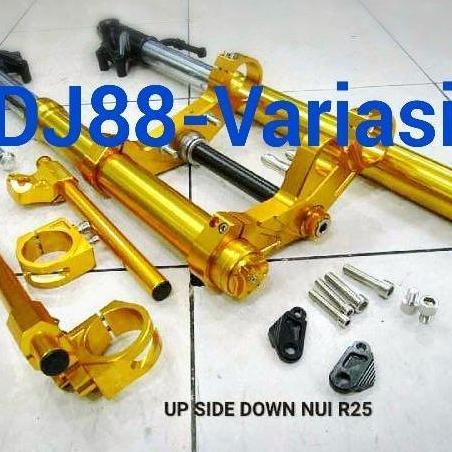 upsidedown nui Yamaha R25 Double disc + stang usd 51mm | USD nui r25