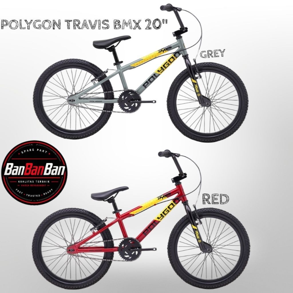 Polygon Sepeda Anak BMX Travis 20" | Sepeda BMX Junior