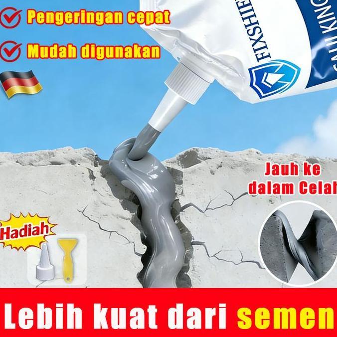 3trisulaman - dempul tembok retak dan bolong 500g lem dinding super kuat penambal dinding berlubang 