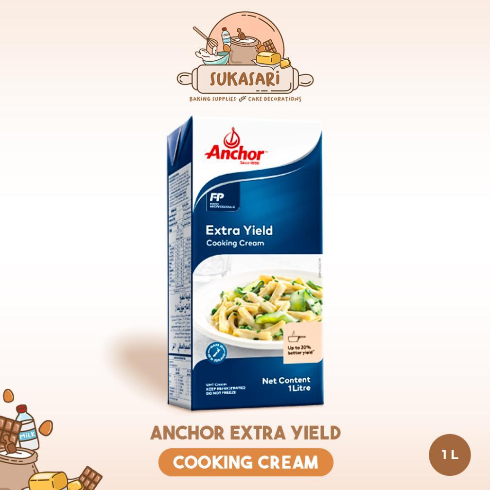[KANNA] Sukasari - Anchor Extra Yield Cooking Cream 1L / Cooking Cream Anchor /