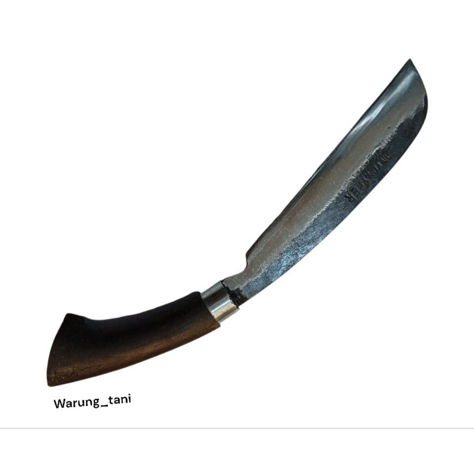 GOLOK GRAHANG HITAM Baja Per Super Tajam 25cm - Pisau Tebas Kebun Sawit Karet Tebu - Warung Tani