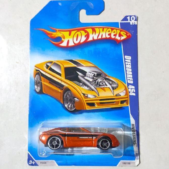 HOTWHEELS HOT WHEELS OVERBORED 454 ORANGE 2009 HW DESIGN RARE FTS99