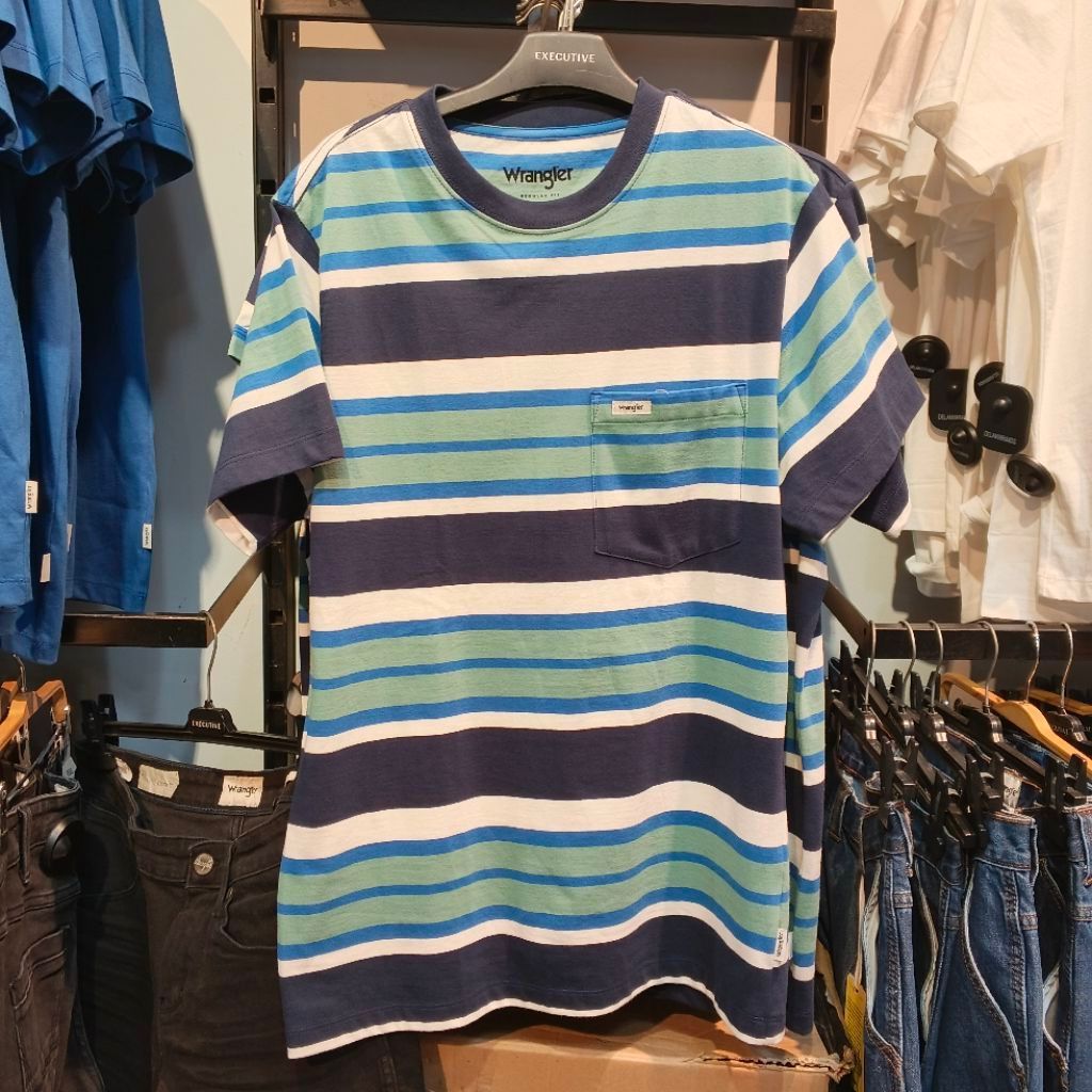 WRANGLER KAOS CASUAL LENGAN PENDEK PRIA ORIGINAL